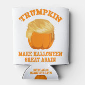 Trumpkin pompoen - Maak Halloween weer geweldig Blikjeskoeler (Achterkant)