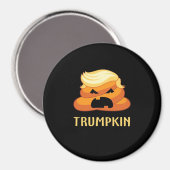 Trumpkin Poop Grappig Halloween Magneet (Voorkant / Achterkant)