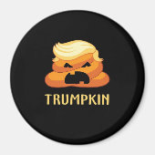 Trumpkin Poop Grappig Halloween Magneet (Voorkant)