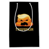 Trumpkin Poop Grappig Halloween Medium Cadeauzakje (Voorkant)