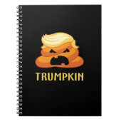Trumpkin Poop Grappig Halloween Notitieboek (Voorkant)