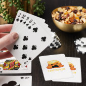 Trumpkin Poop Grappig Halloween Pokerkaarten (Insitu)
