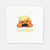 Trumpkin Poop Grappig Halloween Servet (Voorkant)
