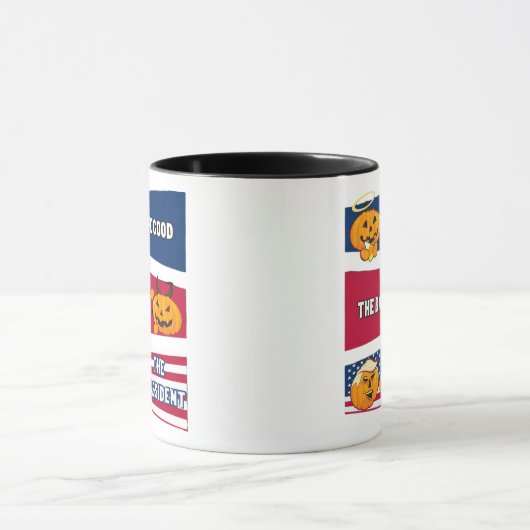 Trumpkin President Halloween Mok (Midden)