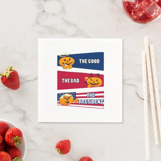 Trumpkin President Halloween Servet (Insitu)