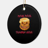 Trumpkin Pumpkin Eater Classic Keramisch Ornament (Links)