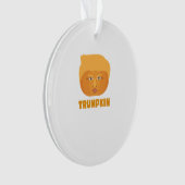 Trumpkin Pumpkin Grappig Halloween Design Classic Ornament (voorkant)