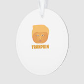 Trumpkin Pumpkin Grappig Halloween Design Classic Ornament (voorkant)