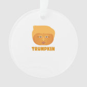 Trumpkin Pumpkin Grappig Halloween Design Classic Ornament (voorkant)