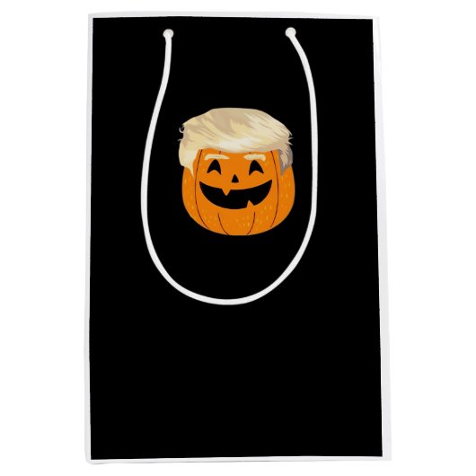 Trumpkin Pumpkin Halloween Classic Medium Cadeauzakje (Voorkant)