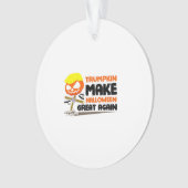 Trumpkin Pumpkin Halloween Classic Ornament (voorkant)
