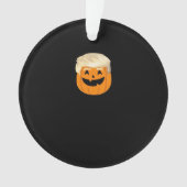 Trumpkin Pumpkin Halloween Classic Ornament (voorkant)