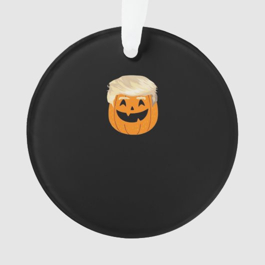 Trumpkin Pumpkin Halloween Classic Ornament (voorkant)
