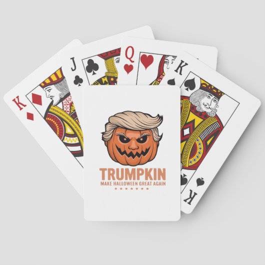 Trumpkin Pumpkin, Halloween Classic Pokerkaarten (Achterkant)