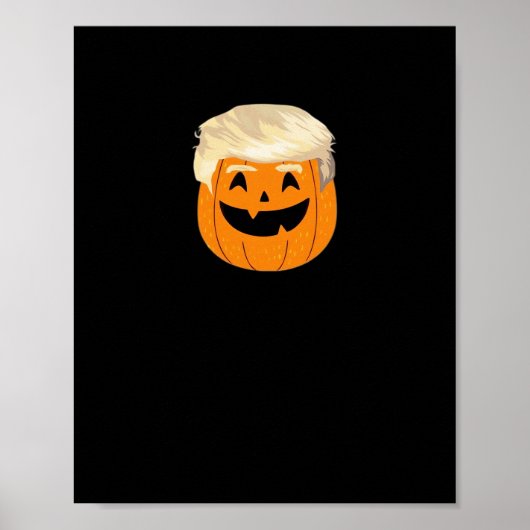Trumpkin Pumpkin Halloween Classic Poster (Voorkant)