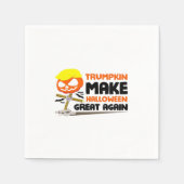 Trumpkin Pumpkin Halloween Classic Servet (Voorkant)