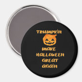 Trumpkin Pumpkin Halloween Design - Grappig Herfst Magneet (Voorkant / Achterkant)