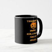 Trumpkin Pumpkin Halloween Design - Grappig Herfst Mok (Voorkant rechts)