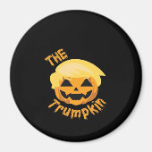 Trumpkin Pumpkin Halloween Design – Luiaard Kostuu Magneet (Voorkant)