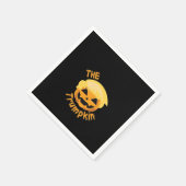 Trumpkin Pumpkin Halloween Design – Luiaard Kostuu Servet (Hoek)