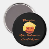 Trumpkin Pumpkin Halloween Design – Spooky Basic S Magneet (Voorkant / Achterkant)