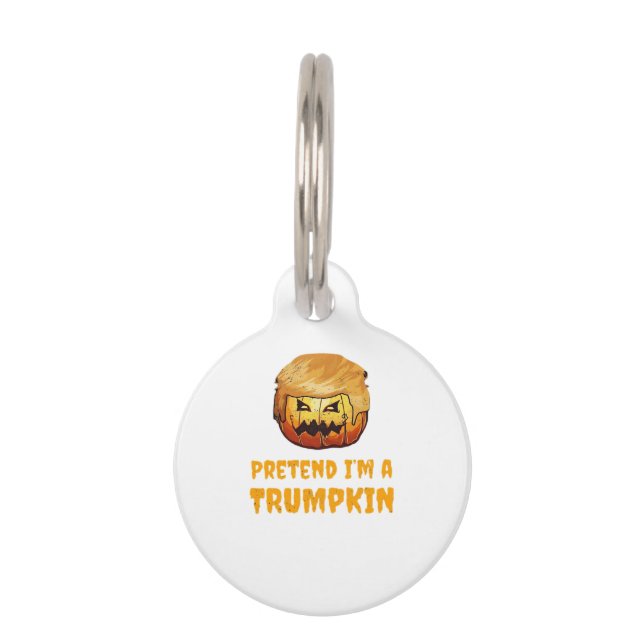 Trumpkin Pumpkin Huisdierpenning (Voorkant)
