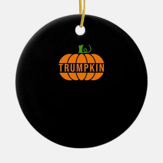 Trumpkin Pumpkin Keramisch Ornament (Voorkant)