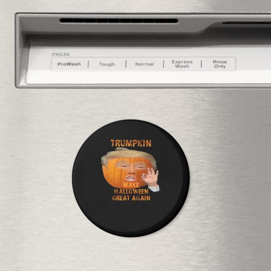 Trumpkin Pumpkin maakt Halloween weer geweldig Magneet (Insitu (Vaatwasser))
