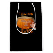 Trumpkin Pumpkin maakt Halloween weer geweldig Medium Cadeauzakje (Voorkant)