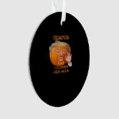 Trumpkin Pumpkin maakt Halloween weer geweldig Ornament (voorkant)
