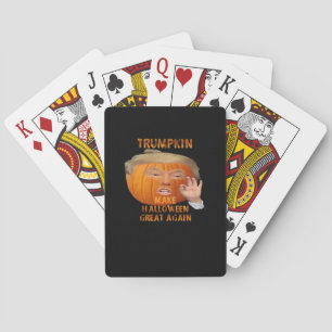Trumpkin Pumpkin maakt Halloween weer geweldig Pokerkaarten