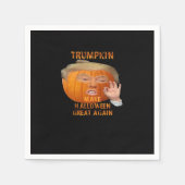 Trumpkin Pumpkin maakt Halloween weer geweldig Servet (Voorkant)