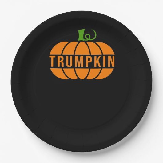 Trumpkin Pumpkin Papieren Bordje (Voorkant)