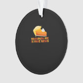 Trumpkin Pumpkin Pie Funny Thanksgiving Geschikt v Ornament (voorkant)