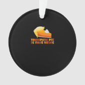 Trumpkin Pumpkin Pie Funny Thanksgiving Geschikt v Ornament (voorkant)