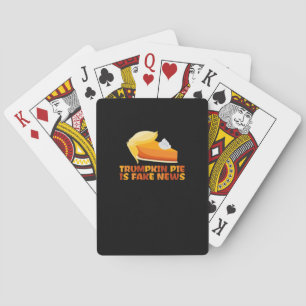 Trumpkin Pumpkin Pie Funny Thanksgiving Geschikt v Pokerkaarten