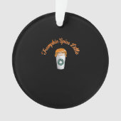 Trumpkin Pumpkin Spice Latte Vakantie Koffie Ornament (voorkant)