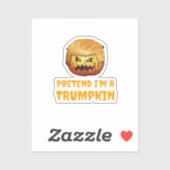 Trumpkin Pumpkin Sticker (Vel)