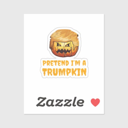Trumpkin Pumpkin Sticker (Vel)