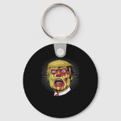 Trumpkin Retro Halloween Sleutelhanger (Voorkant)