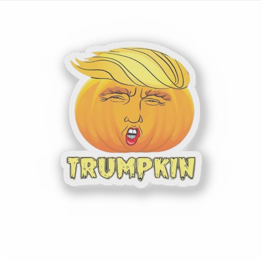Trumpkin – Scary Good Pumpkin  Sticker (Voorkant)