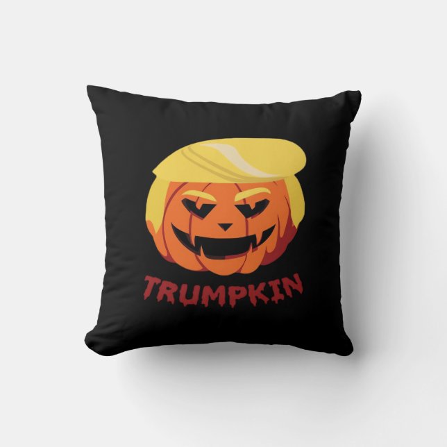 Trumpkin Scary Halloween Gift Classic Kussen (Voorkant)