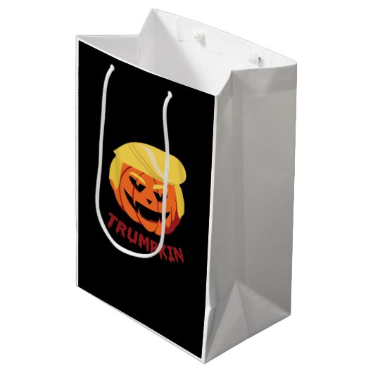 Trumpkin Scary Halloween Gift Classic Medium Cadeauzakje (Voorkant Gekanteld)