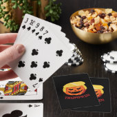 Trumpkin Scary Halloween Gift Classic Pokerkaarten (Insitu)