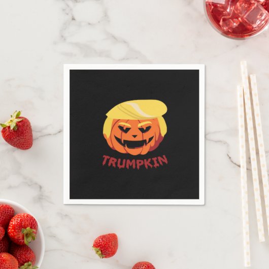 Trumpkin Scary Halloween Gift Classic Servet (Insitu)