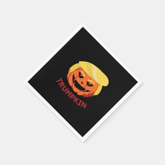 Trumpkin Scary Halloween Gift Classic Servet (Hoek)