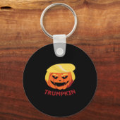 Trumpkin Scary Halloween Gift Classic Sleutelhanger (Voorkant)