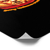 Trumpkin Scary Halloween Pumpkin Best Art Design C Poster (Hoek)