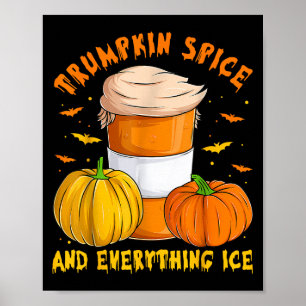 Trumpkin SCE en alles Ice Liberal Herfst Hallo Poster