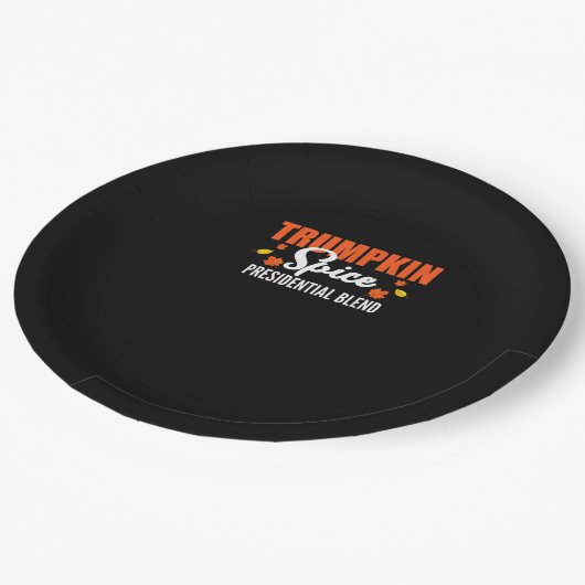 Trumpkin Spice Halloween Thanksgiving Funny Papieren Bordje (Gekanteld)